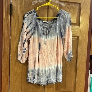 Promesa tye dye look top.